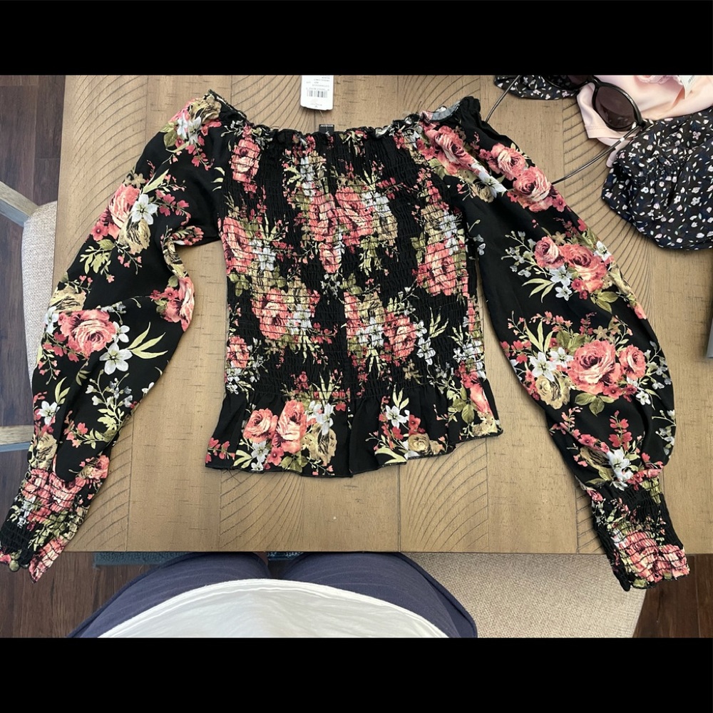 Off the shoulder shirt